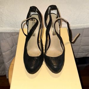 INC Black Stiletto Heels